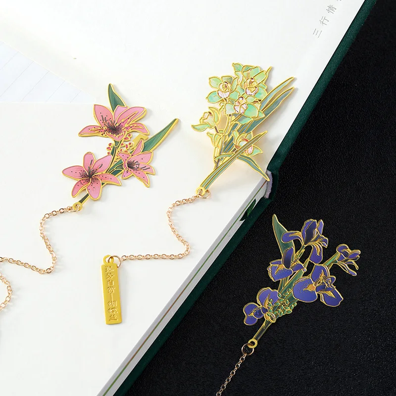 

Красивая Закладка в виде цветов, оригинальные дизайнерские подарки, отличный подарок для девушки, которая читает