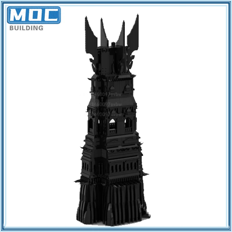 Серия фильмов UCS Orthanc Tower Moc строительные блоки игровой набор масштабная модель