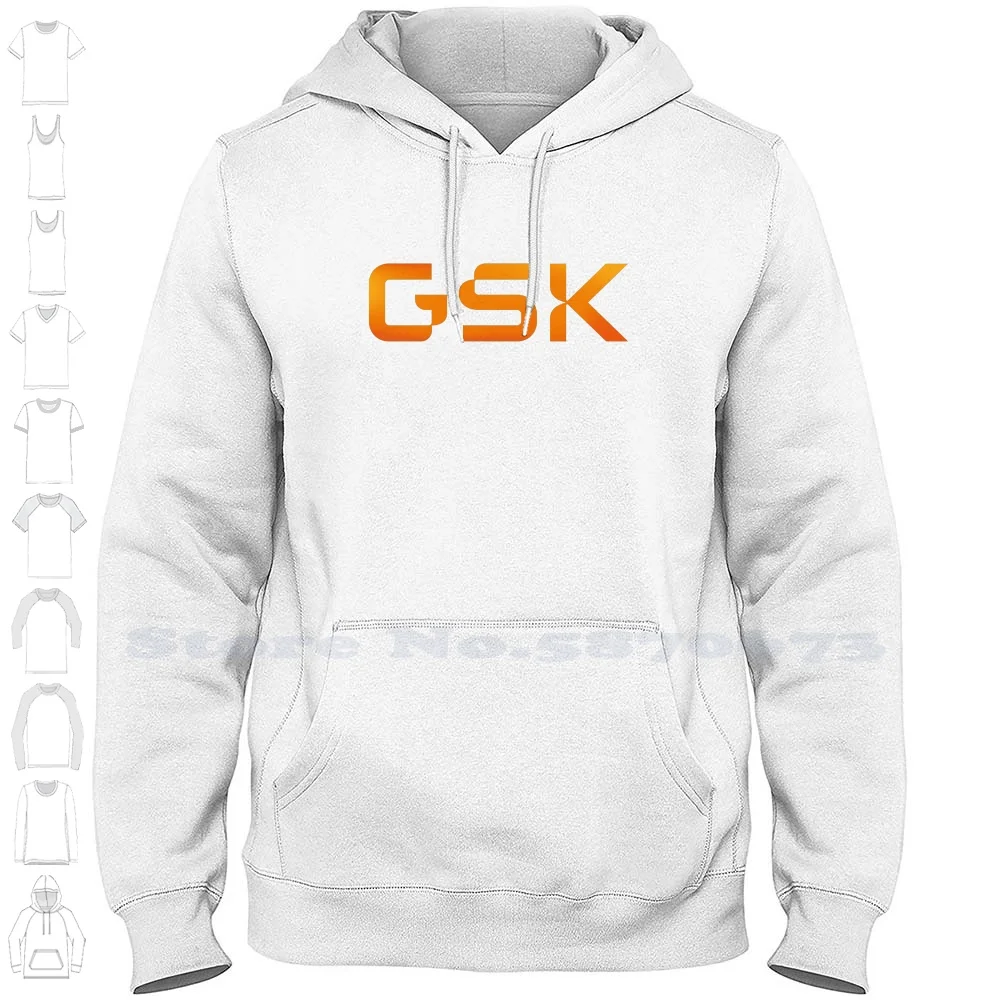 

GSK Logo Unisex Clothing 2023 Sweatshirt Printed Brand Logo Graphic Hoodie
