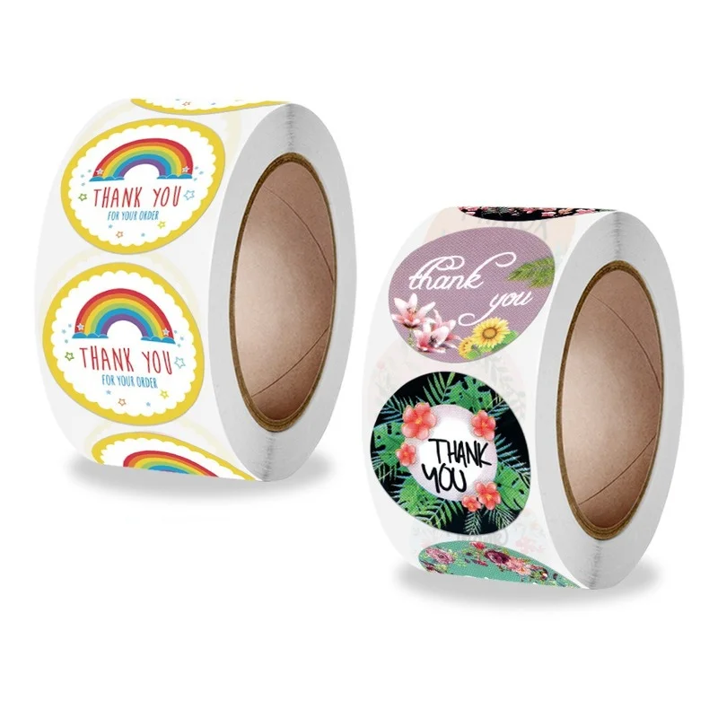 

50-500pcs Kids Toys Rewards Incentive Stickers Office Stationery Decorative Label Sealing Sticker Envelope Seal Autocollant