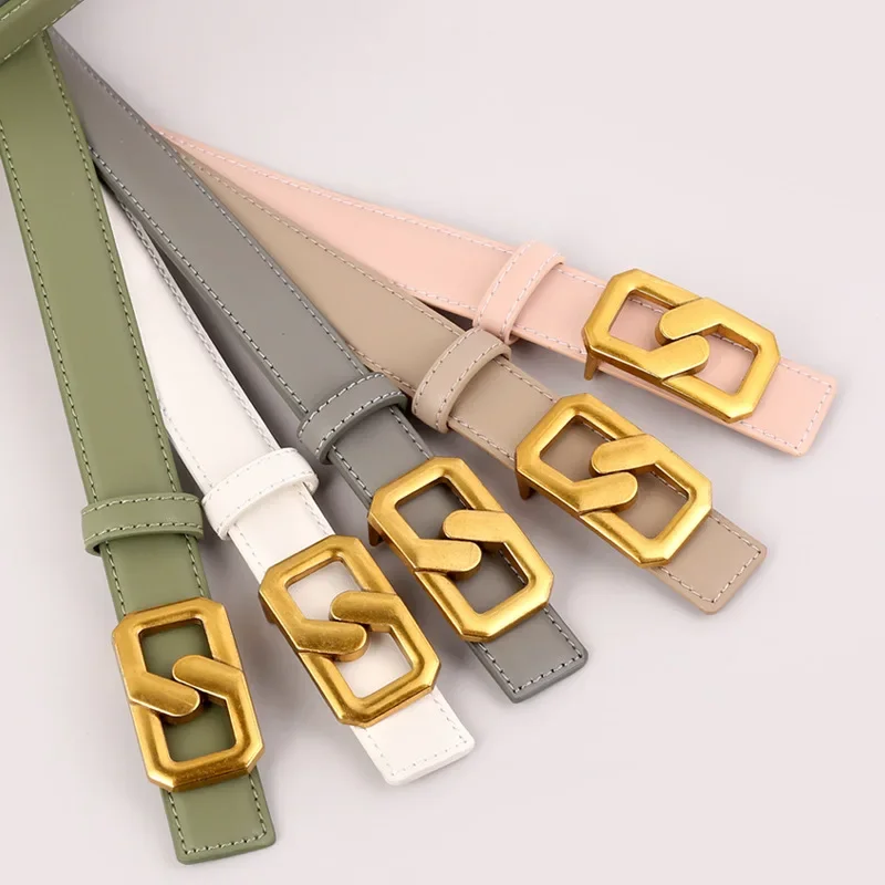 Роскошный ремень из натуральной кожи новинка 2024 Модный высококачественный с