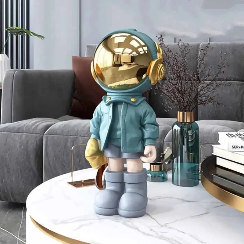 

NEW Creative Resin Cartoon Astronaut Statues Home Decoration Figurine Desktop Decor Sculpture Nordic Indoor Christmas Ornaments