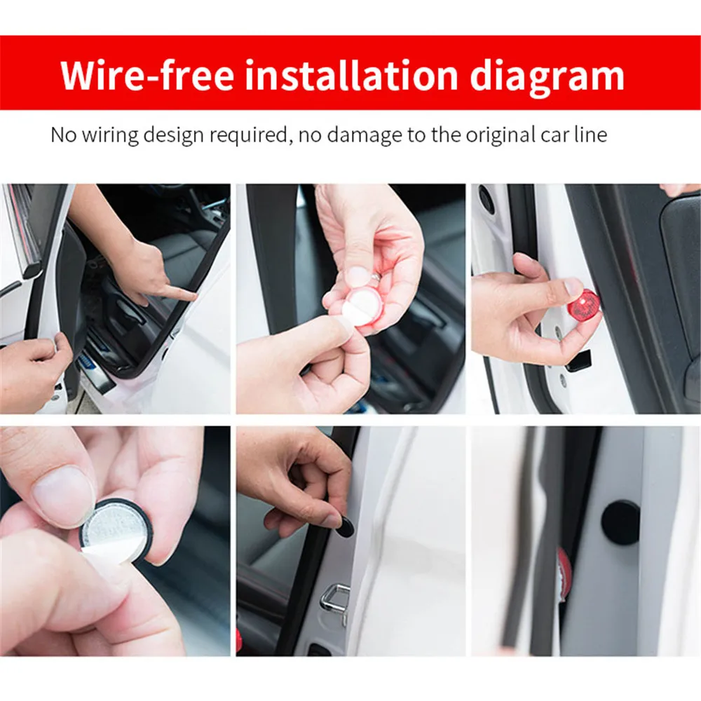 Универсальный светодиодный автомобильный светильник для открывания дверей