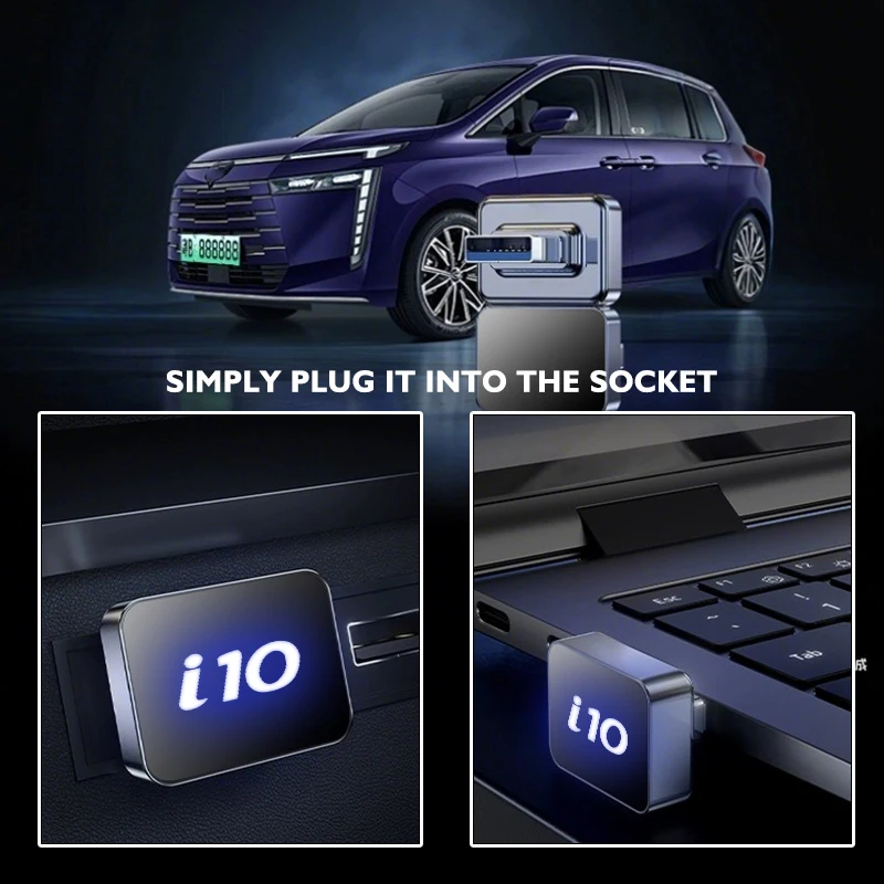 Фото USB-флешка для автомобиля, USB-накопитель, музыкальная флешка, аксессуары для салона Hyundai i10 I10 N Line 2008 2009 2010 2011 №2