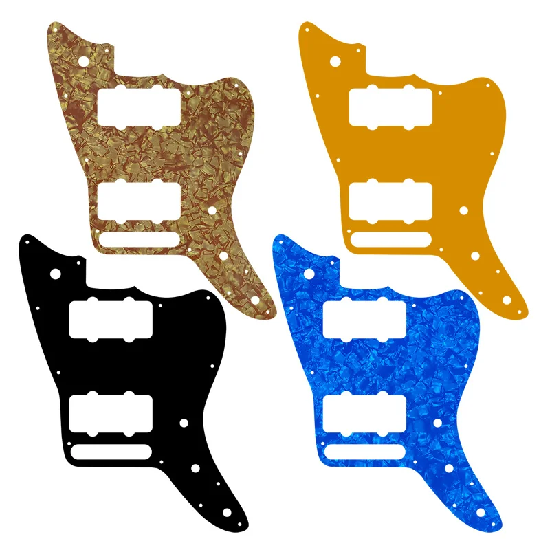 

5pcs Custom Guitar Parts - For US Fender American Special Jazzmaster Guitar Pickguard Multicolor Selection