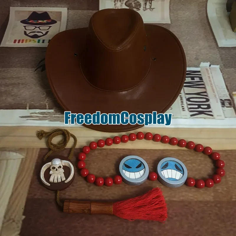 Portgas D Ace Косплей Шляпа Опора Аксессуары Костюм