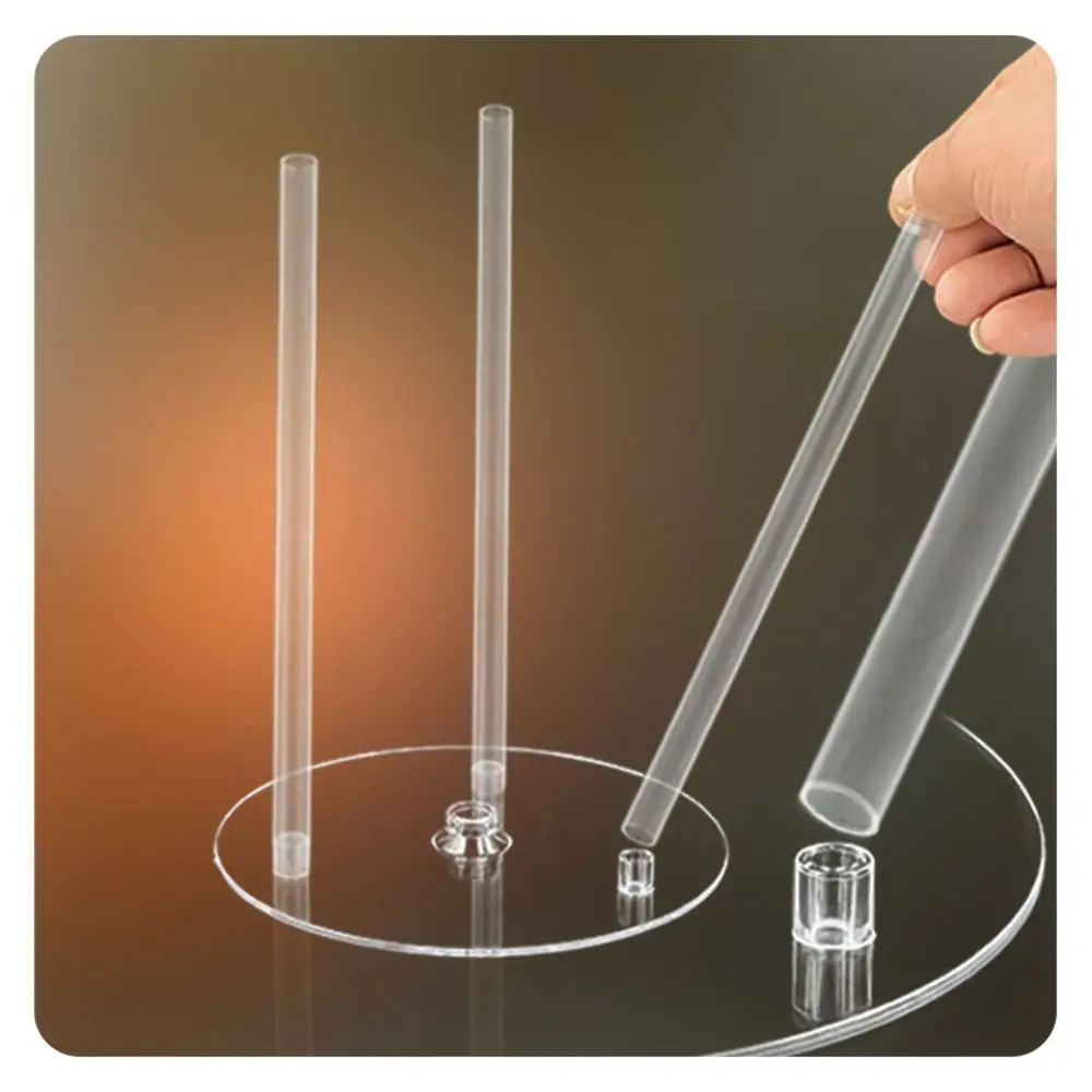 Прозрачные Многослойные фотостойки подставки для украшения тортов своими