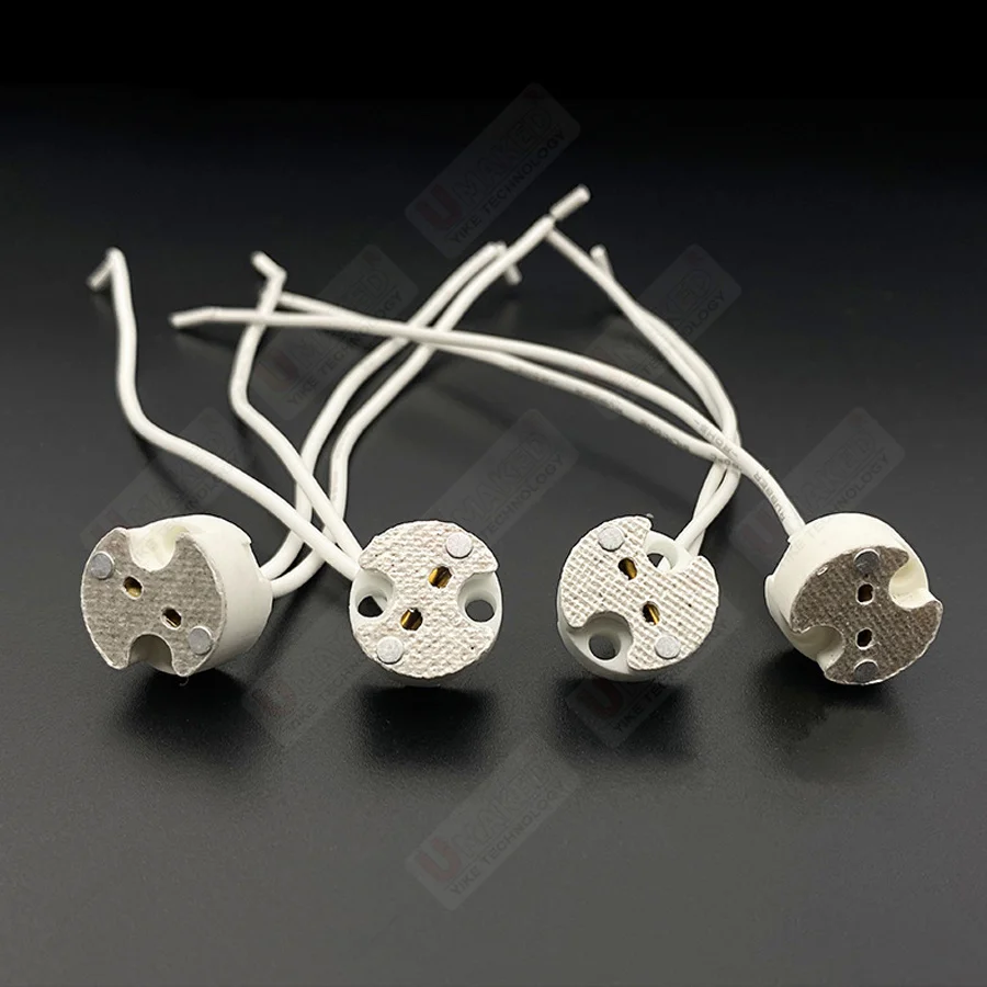 GU10 G5.3 цоколь лампы керамический держатель светильника разъем адаптер провод для