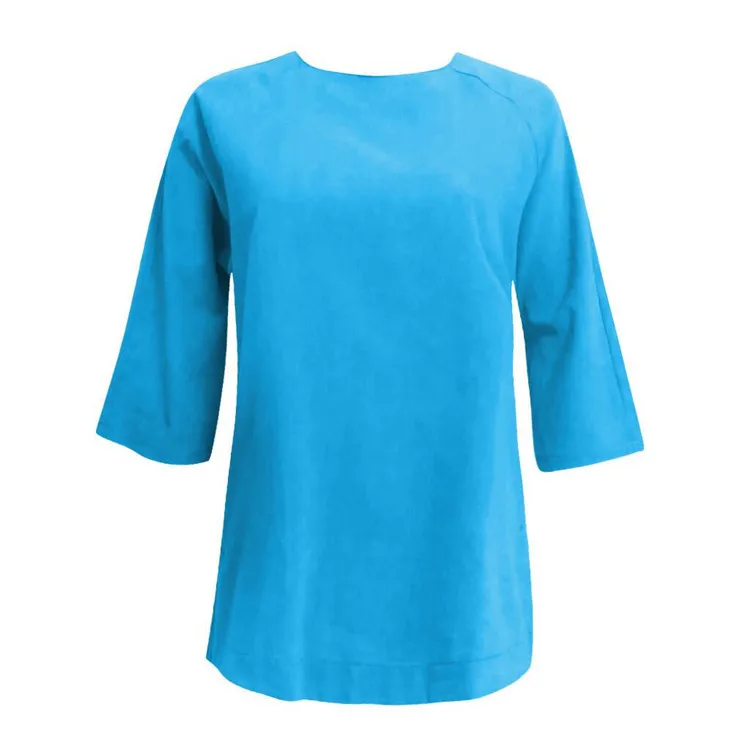Casual Women Basic Short Sleeve Plain T-Shirt Femme Harajuku Tunic Vetement New Clothing  Plus Size images - 6