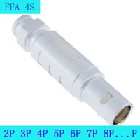 ffa 4s 2 3 4 5 6 7 8 9 10 both male and female pins half moon plug push pull self locking precision electronic connector