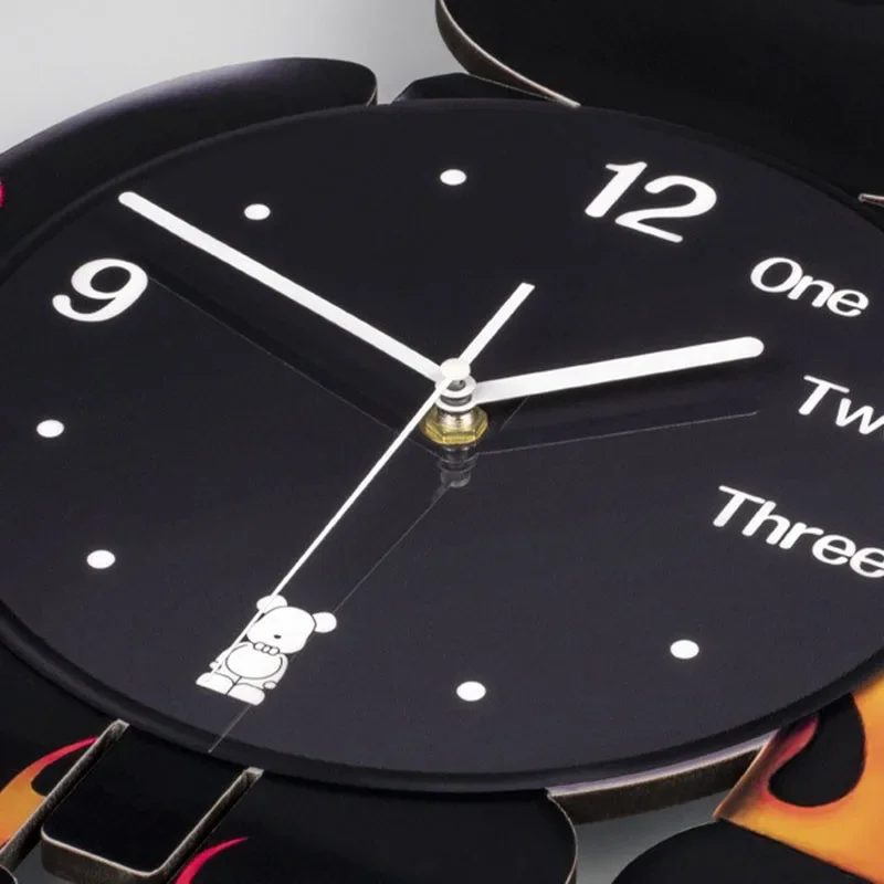 Современные настенные часы простые креативные бесшумные украшения для