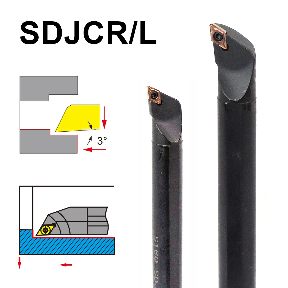 Токарный инструмент MZG S08K S10K S12M S16Q S20R S25S SDJCR07 SDJCR11 SDJCR Расточная штанга для