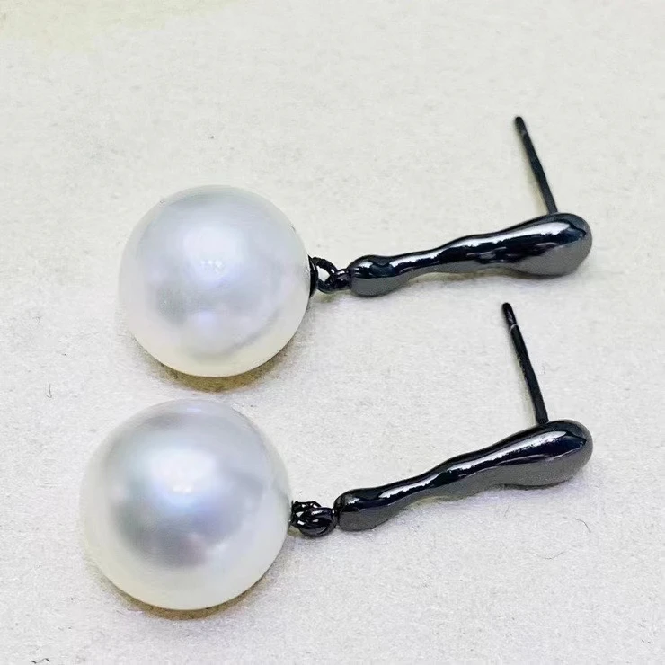 Оптовая продажа детали для крепления серебряных сережек аксессуары жемчуга 11-12