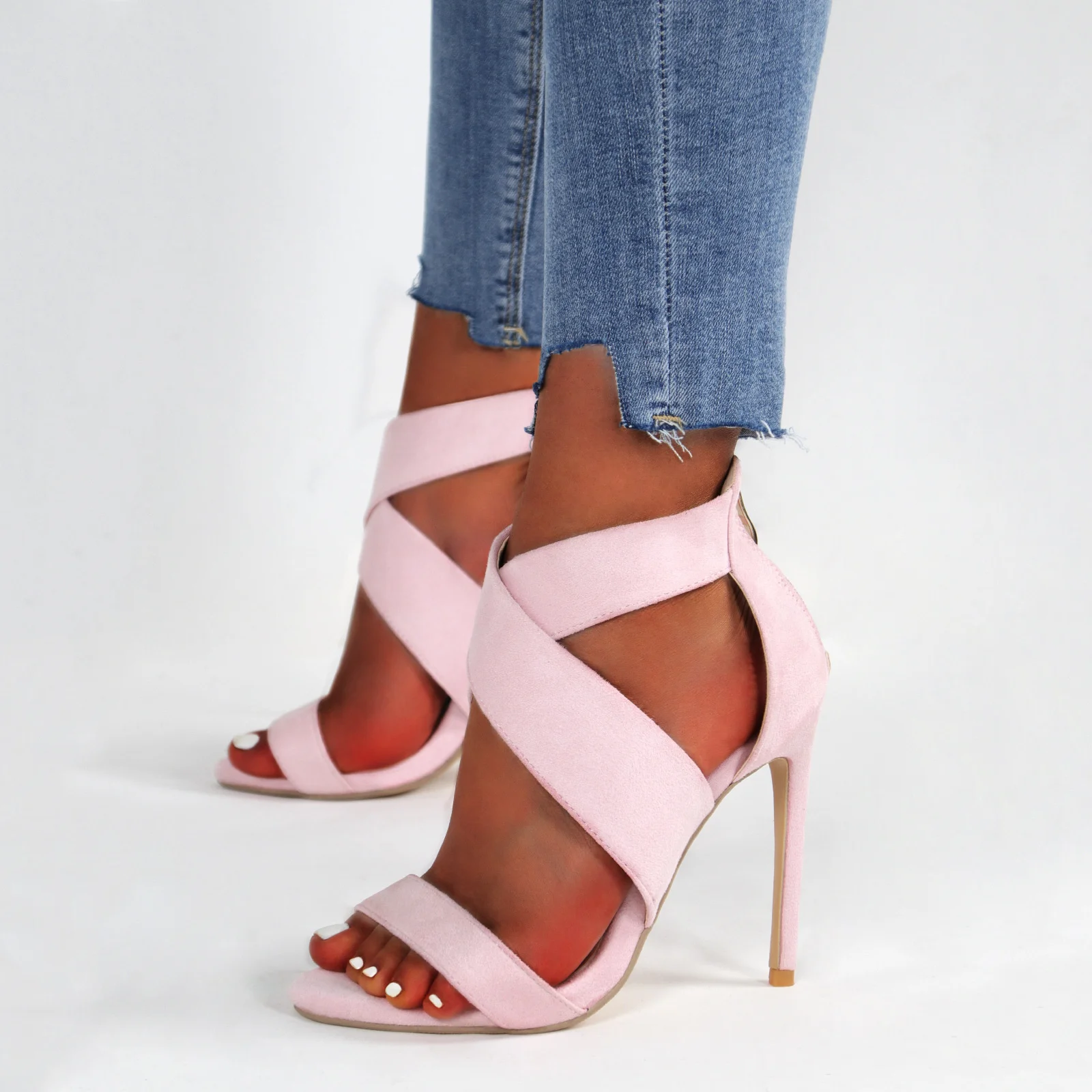 

Female Sandals 2021 Summer Sexy Open Toes Gladiator Shoes Women High Heels Dress Party Wedding Pumps Women Shoes Flip Flops Hot