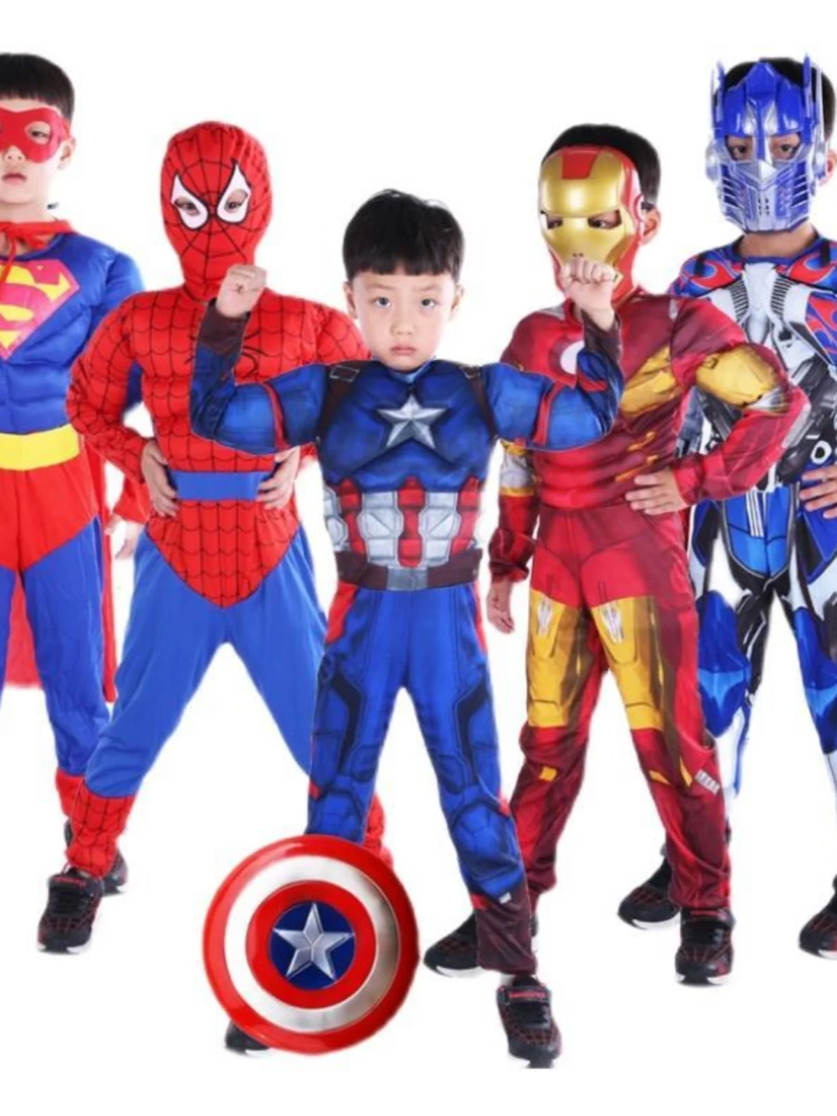 Детская одежда для выступлений героев Marvel на Хэллоуин потому что мальчиков Optimus