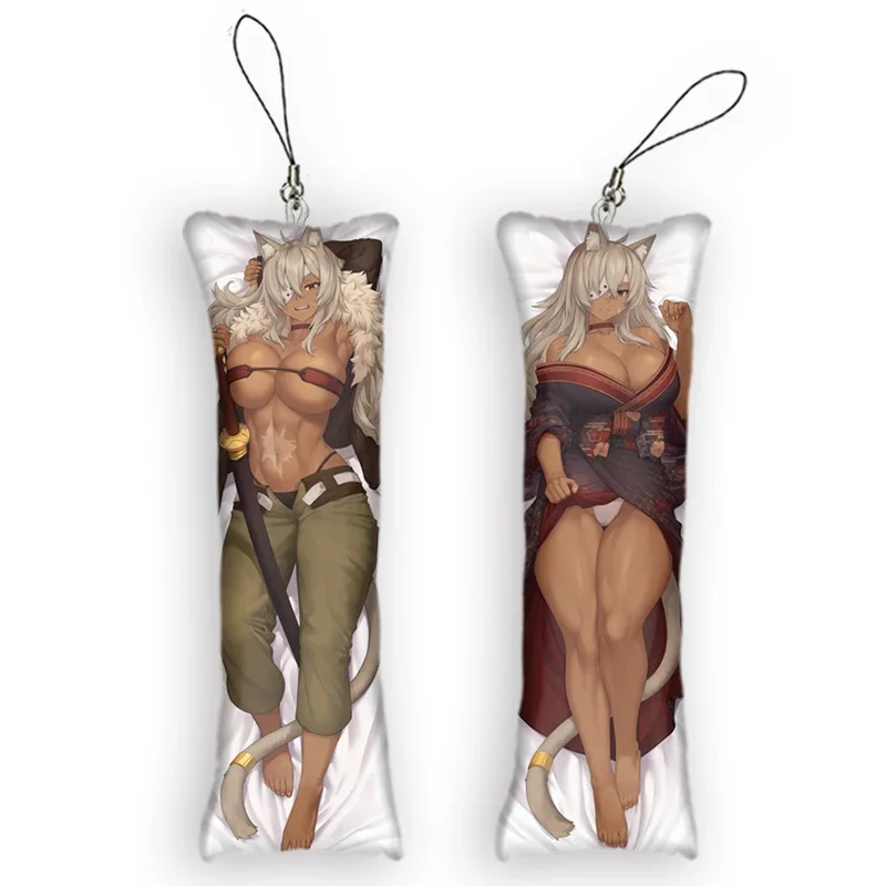 Новый узор кулон в виде гисислаина мини-брелок стиле аниме Dakimakura двухсторонняя