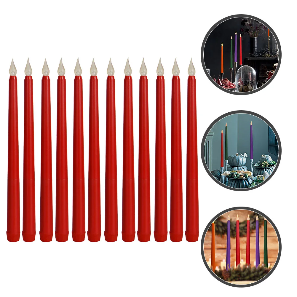 

Colored Lights Candles Operated Flameless Electric Wedding Party