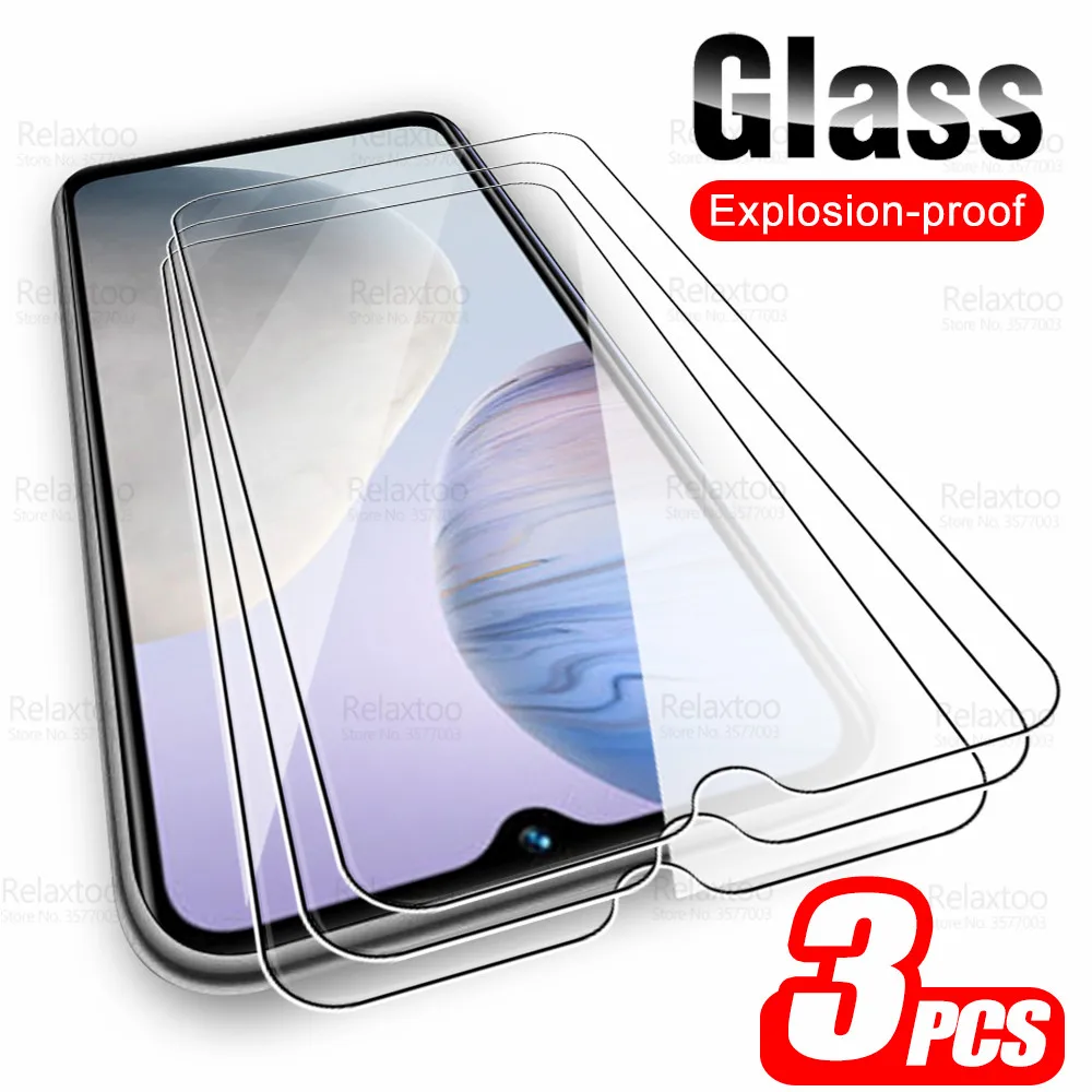3Pcs Tempered Glass For Vivo Y02 Protective Glas VivoY02 Y 02 02Y 4G 2022 6.51