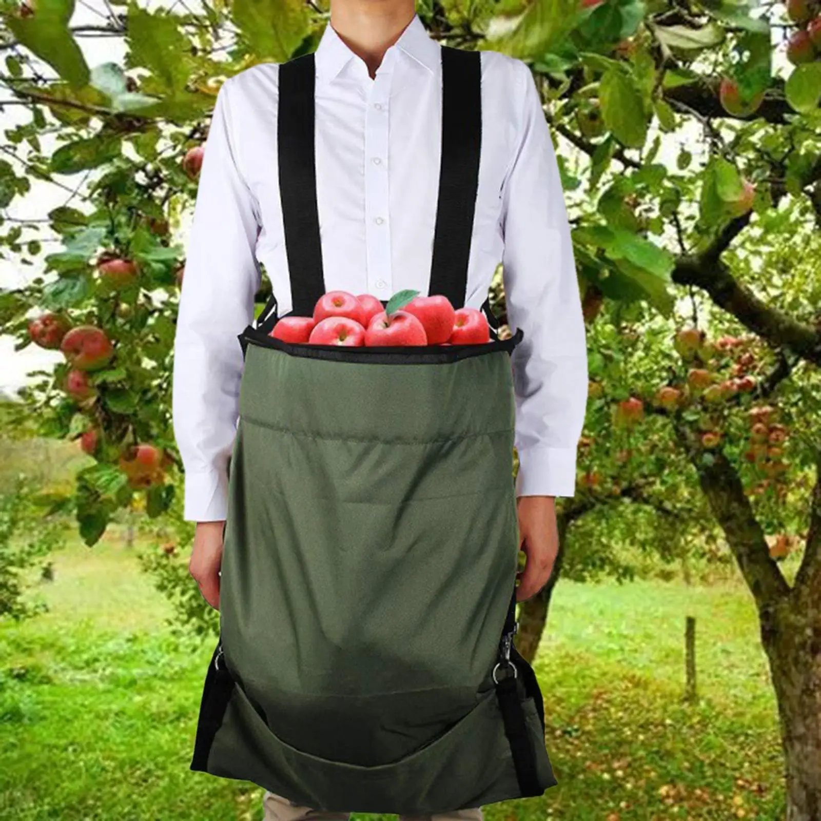 

Garden Aprons Quick Release Pocket Gift Washable Gardening Apron Storage Pouch for Camping Home Dishwashing Outdoor Unisex