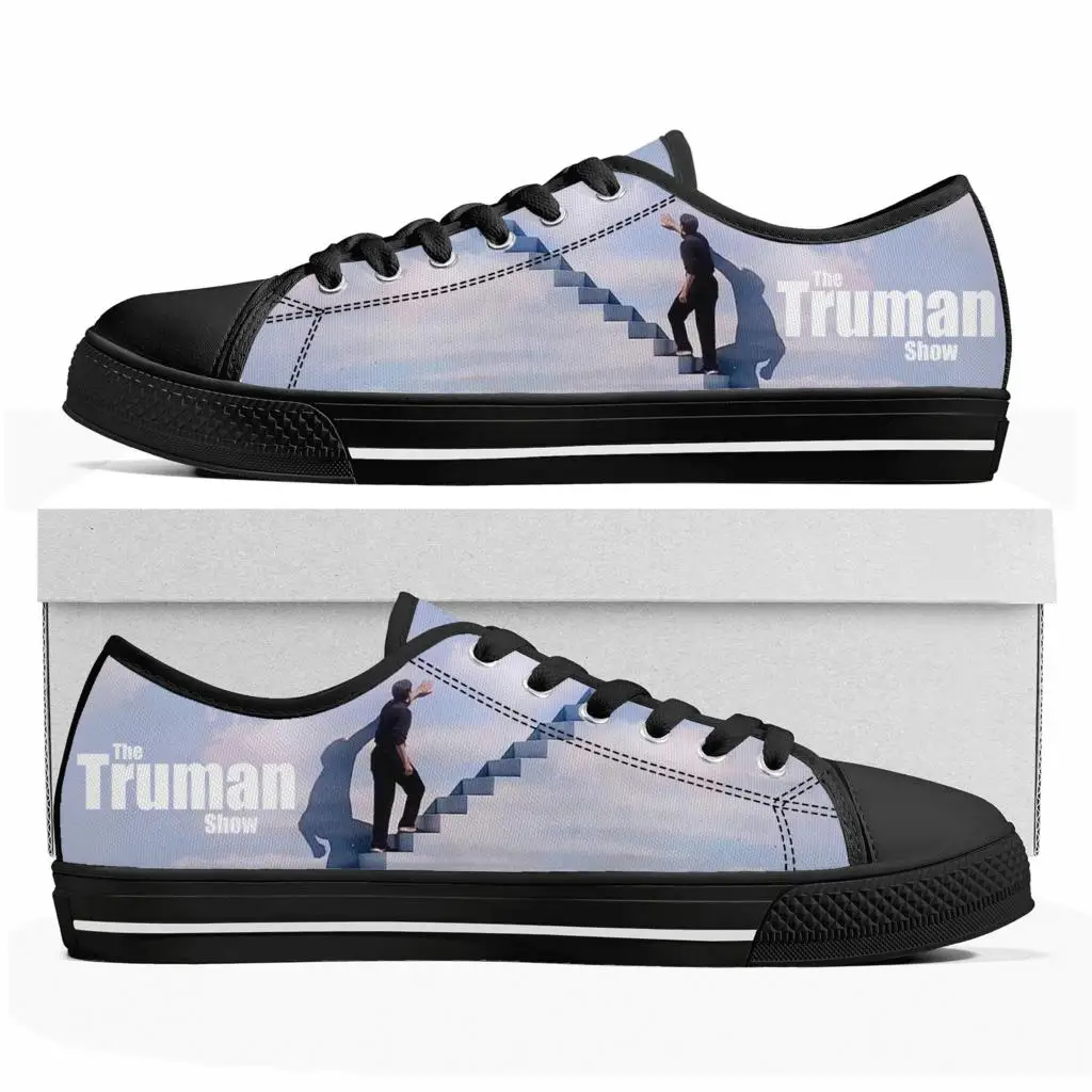 

truman show Low Top Sneakers Mens Womens Teenager High Quality Jim Carrey Canvas Sneaker couple Casual Shoes Customize DIY Shoe