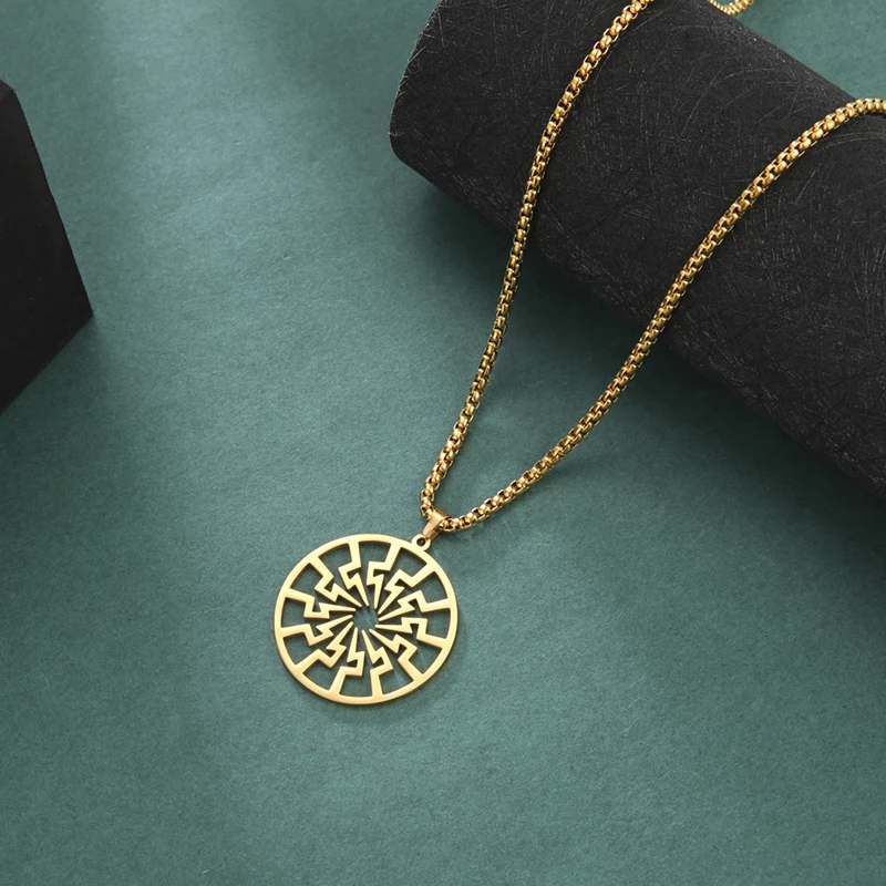 

Skeleton Surround Lightning Stainless Steel Pendant Necklace For Men Women Jewelry Neck 2023 New In Ornaments Streetwear