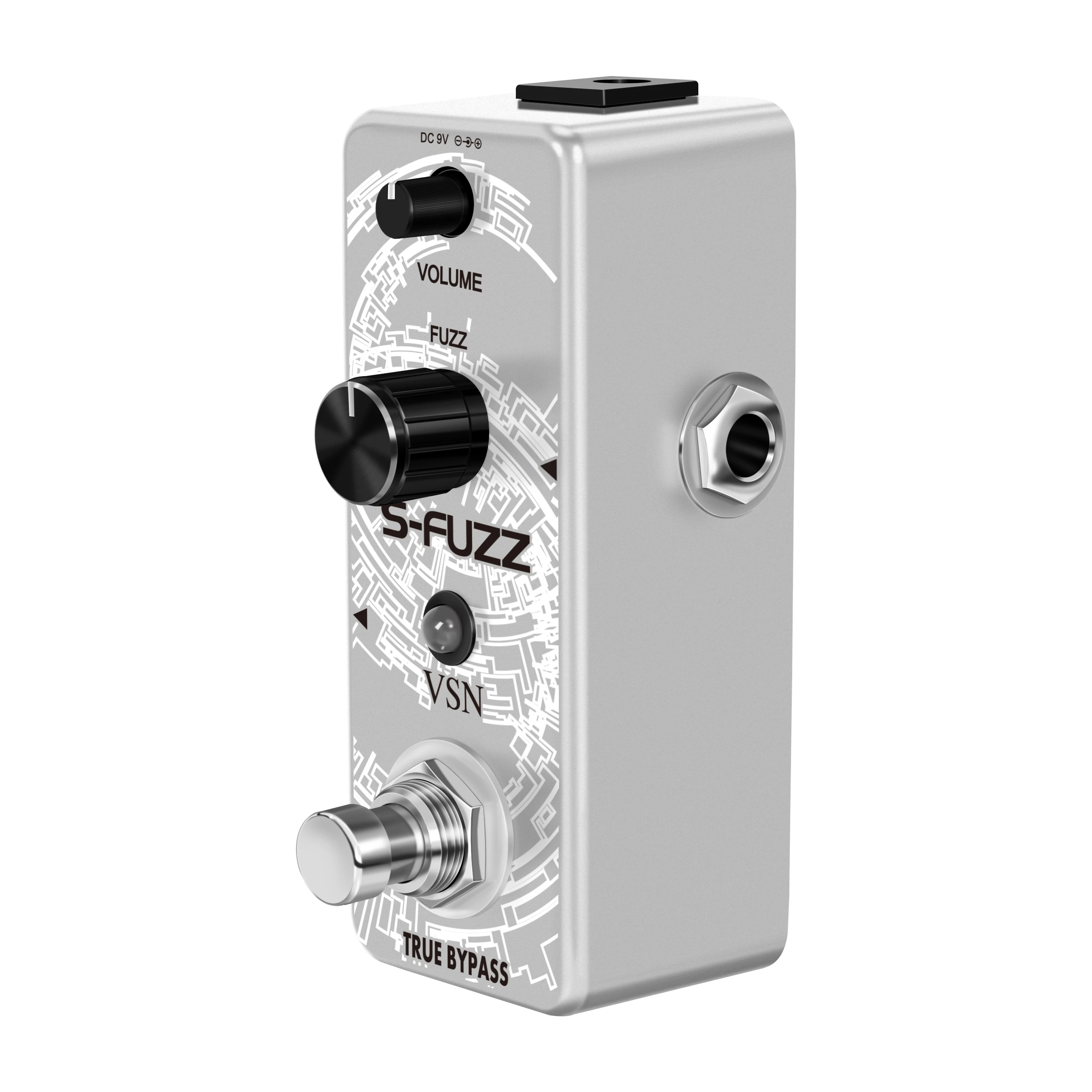 VSN LEF-325 S-FUZZ Analog Guitar Effect Pedal Classic Fuzz Sounds With True Bypass Footswitch