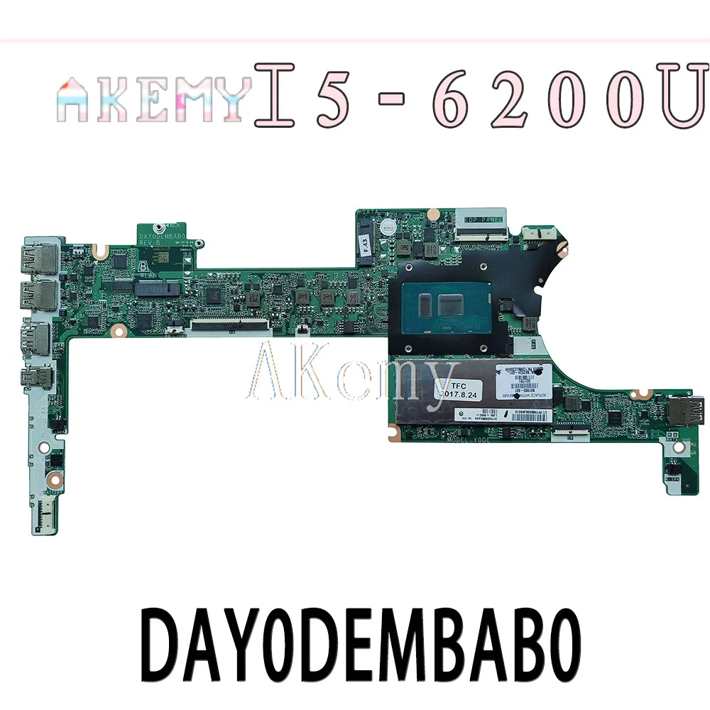 

Высококачественная материнская плата для ноутбука X360 13-4000 13-4172NA DAY0DEMBAB0 с процессором SR2EY I5-6200U 100% хорошо работает