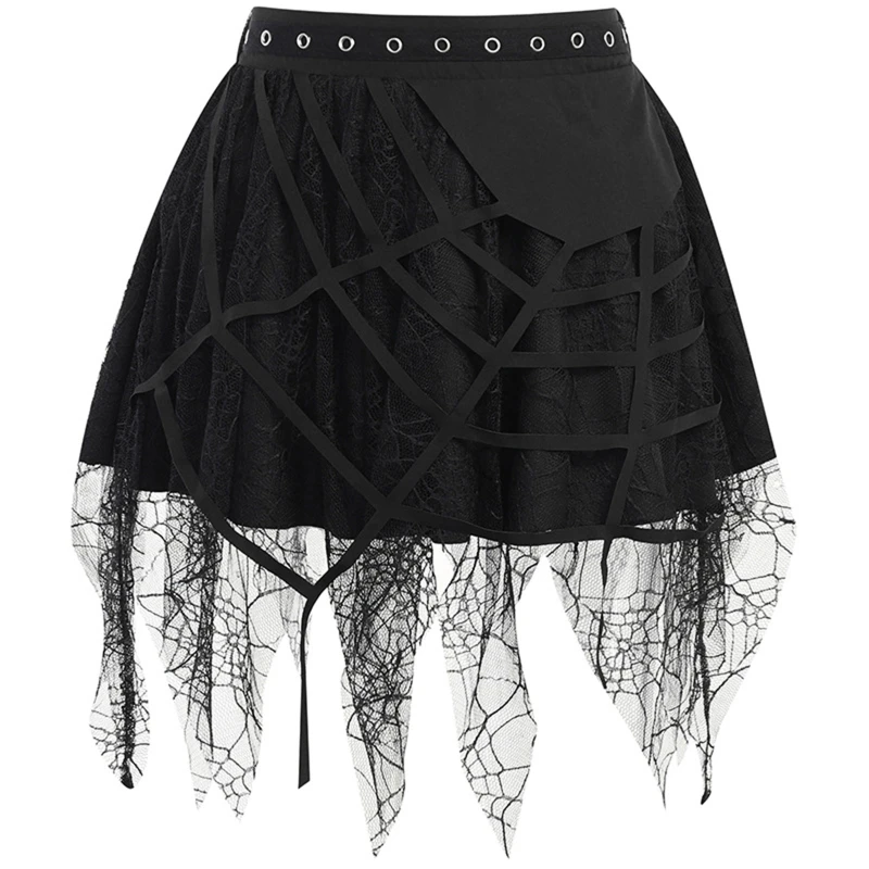 

Women Tutu Tulle Skirt Elastic High Waist Layered Black Tassel Mesh A-Line Midi