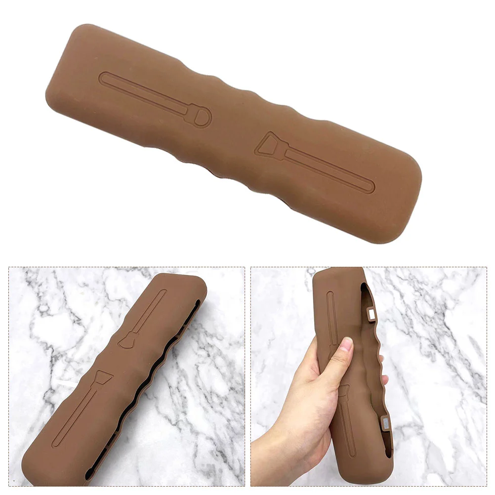 

Makeup Brush Organizer Silicone Portable Holder Travel Brushes Pouch Case Holders Tool Purse Storage Make Box Toiletry Up