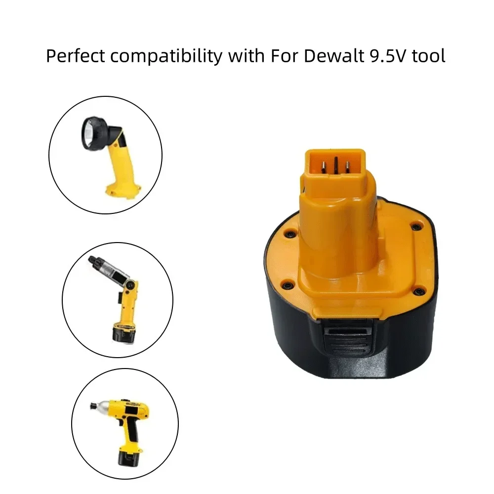 Аккумулятор 4800 мАч 9 6 в для Dewalt с зарядным устройством DE9061 DE9062 DW9061 DW9062 DE9036 DW911 DW921