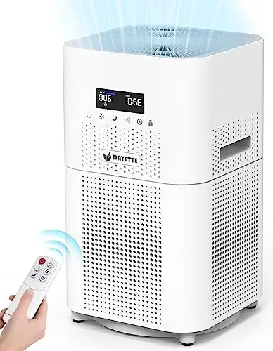 

HEPA Air Purifiers for Home Large Room, CADR 400+ m³/h Up to 1720 Sq Ft, H13 Ture Hepa Air Filter Cleaner for Allergies Pet Dan