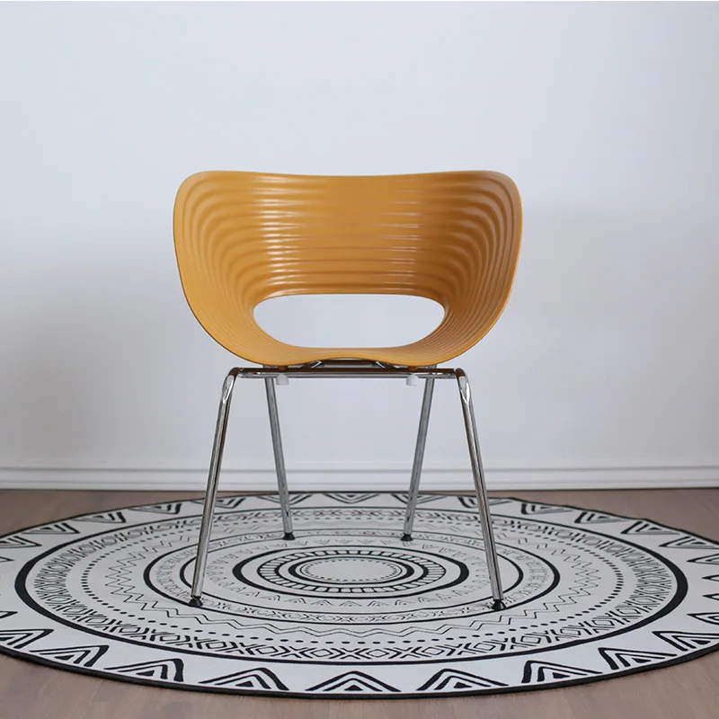 

Nordic Shell Chair Dining Chair Home Vintage Chair Creative Designer Instagram Fashion Chair Mueblesa Apartment Furniture WXHYH