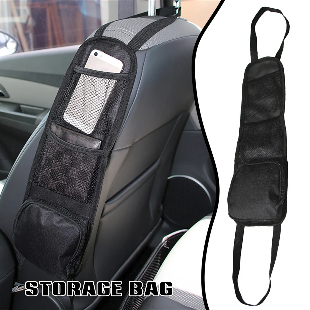 

Сумка для хранения на сиденье автомобиля с 3 карманами сиденья боковая подвесная сумка для мелких предметов прочный для всех транспортных с...