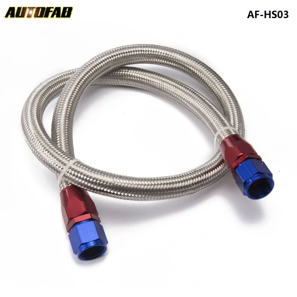 

2013 AN8-0 Universal fuel / Oil hose Kit Stainless Steel Braided hose 1meter w/ fitting AF-HS03