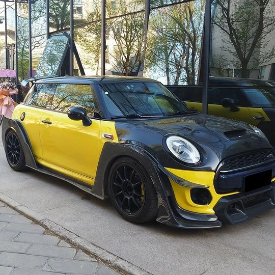 Заводская настройка углеродного волокна F56 расширения боковых юбок для BMW MINI Cooper