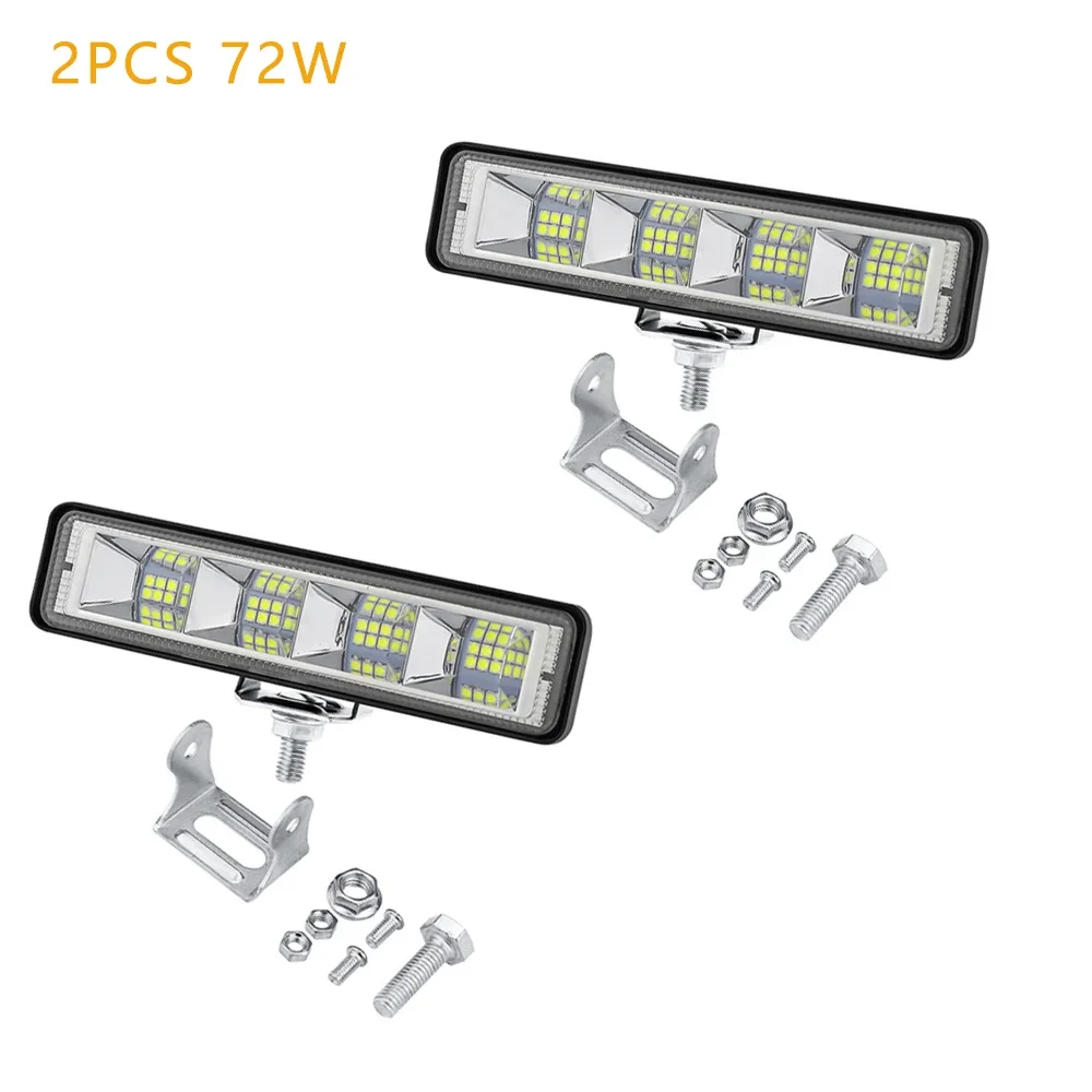 

4/2/1 шт. 12 В-24 В автомобильный светодиодный рабочий свет, прожекторы, противотуманные фары для вождения, светодиодный рабочий свет для 4x4 внедорожного грузовика, трактора, лодки