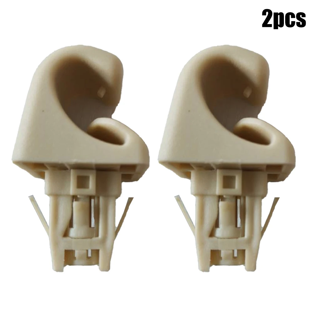 

2pcs Sun Visor Bracket Hook Clip For Camry (Except 3.0L 183Cu. 3.5L 211Cu.) 2002-2008 For Toyota Corolla 2003-2008 Solara 04-08