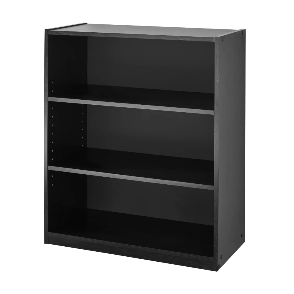 Mainstays 3-Shelf Bookcase with Adjustable Shelves, Espresso bookshelves bookshelf organizer libreria infantil