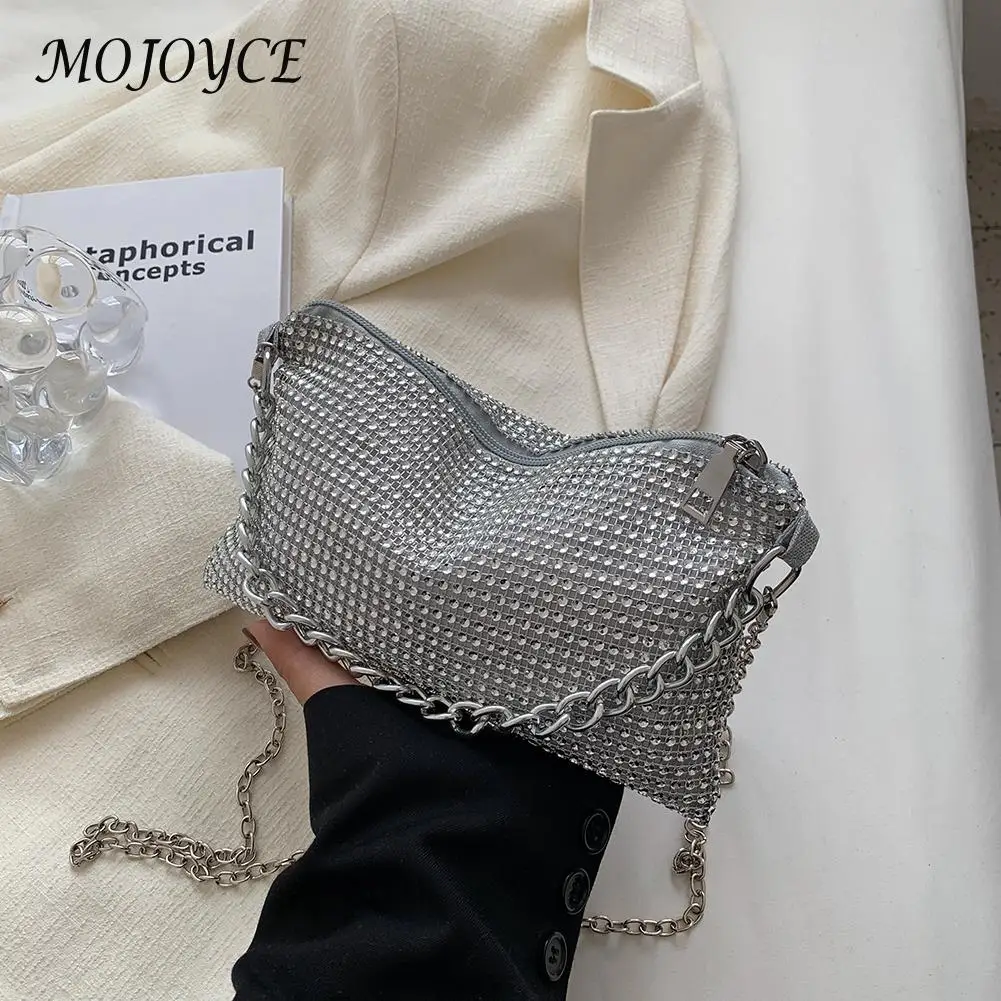 

Модная сумка-мессенджер стразы на плечо, блестящая дизайнерская портативная дамская сумка-конверт через плечо, сумки-мессенджеры для девуш...