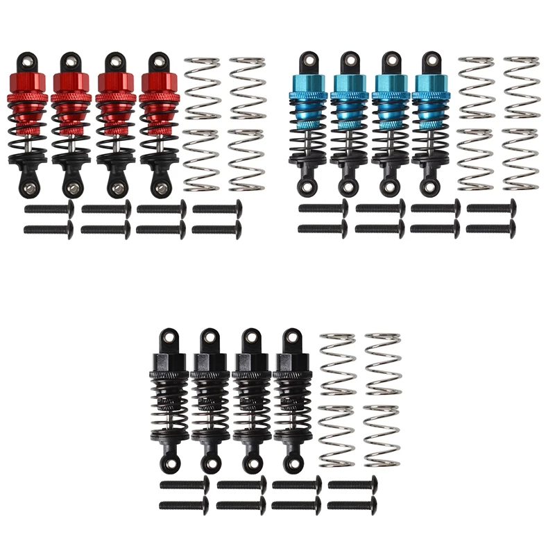 

4Pcs RC Cars Aluminum Shock Absorber Front & Rear Damper For Tamiya TT-01 TT01 /TT02 M5 M6 1/10 RC Upgrade Parts
