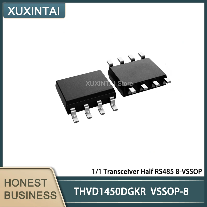 

10Pcs/Lot THVD1450DGKR THVD1450 1/1 Transceiver Half RS485 8-VSSOP