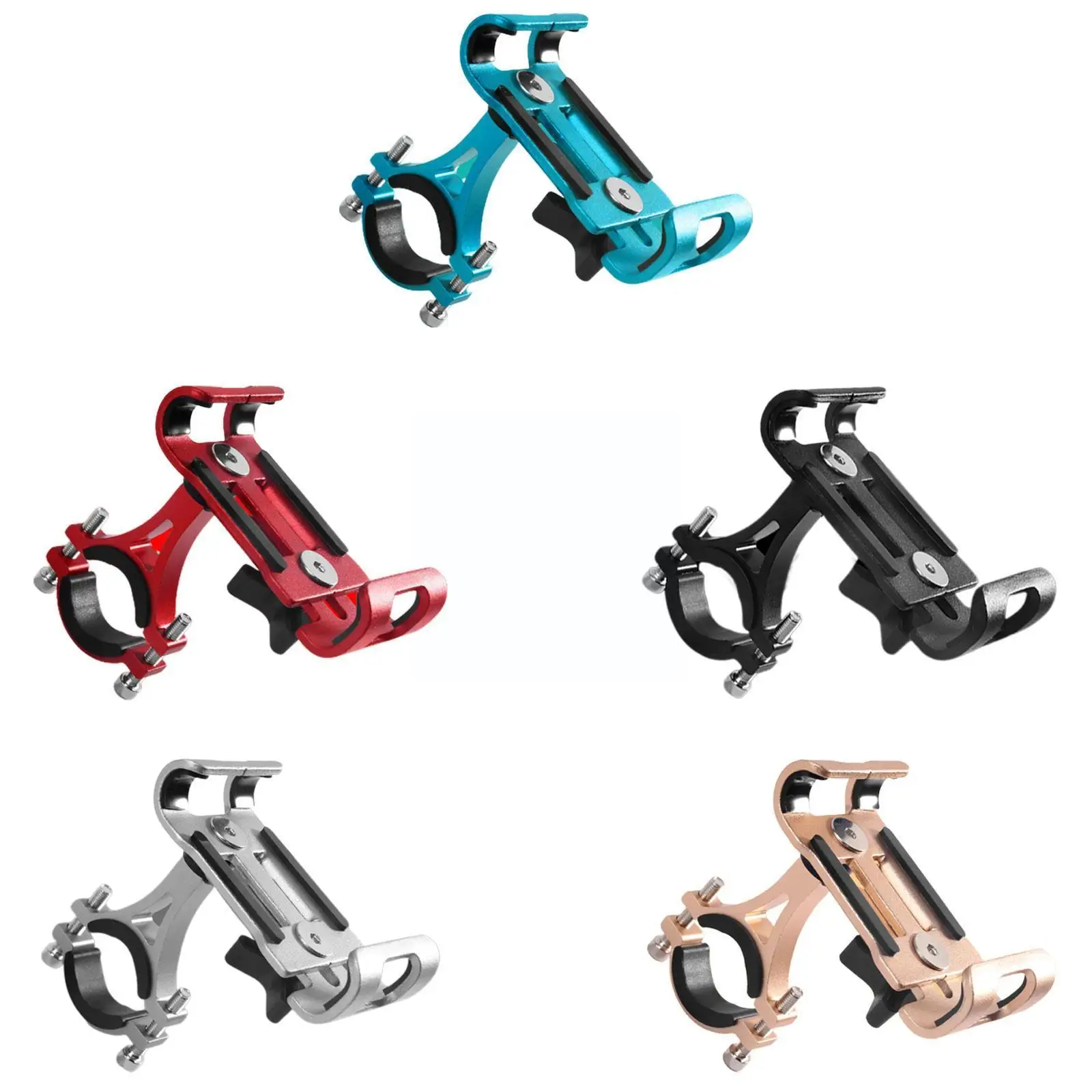 

Motorcycle Bicycle Phone Holder 360 Degree Rotatable Bracket Phone Metal Bicycle Anti-slip Stand GPS Motocycle Bracket C7I5