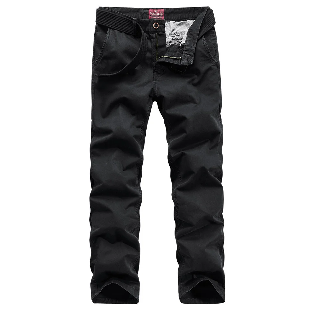Mens Clothing Military Multi-Pocket Overalls Cotton 2023 Casual Plus Size Trousers European And American Outdoor Sports Pants