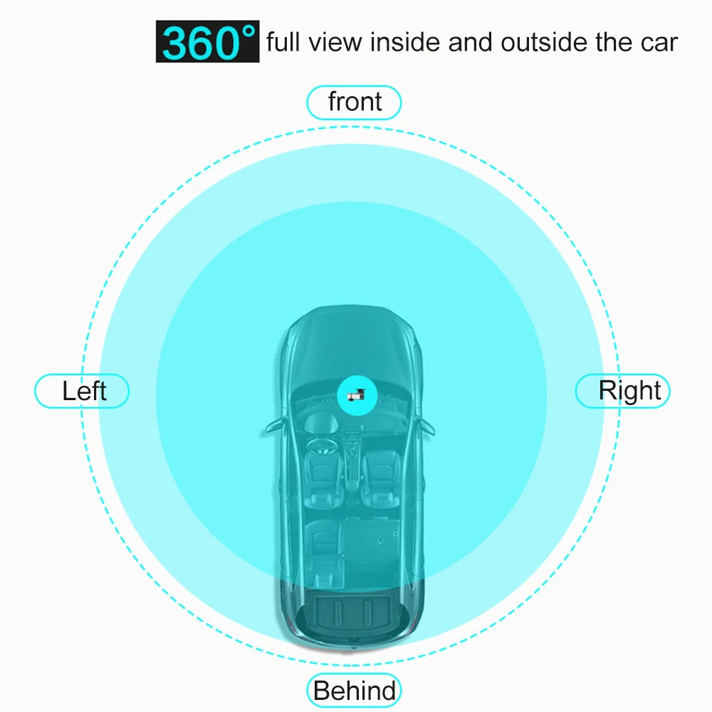 Беспроводной видеорегистратор G6 с Wi-Fi и панорамным обзором на 360 градусов