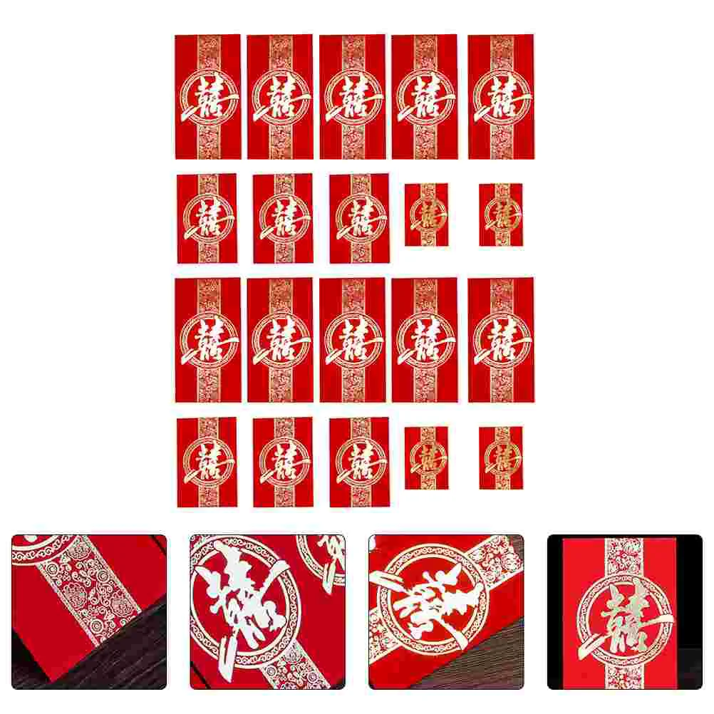 

120pcs Red Packets Festival Paper Wedding Red Packets Red Pockets Gift Cash Packets