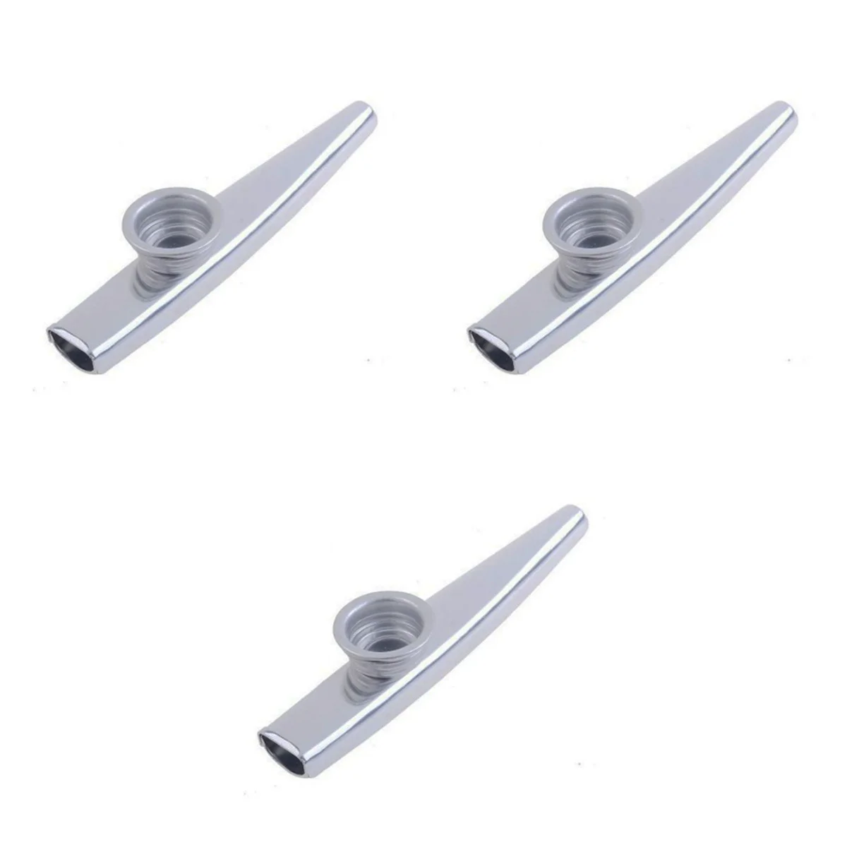 

3pcs Metal Kazoo Ukulele Guitar Companion )