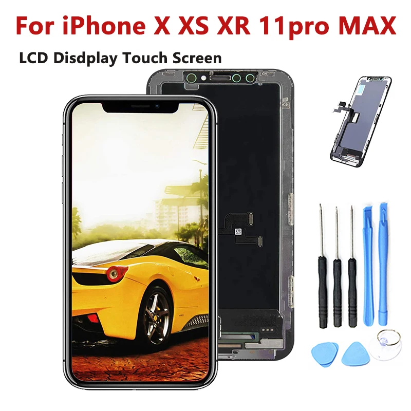 For iPhone X OLED XS MAX XR TFT With 3D Touch Digitizer Assembly 11 Pro Max LCD Screen Replacement Display |