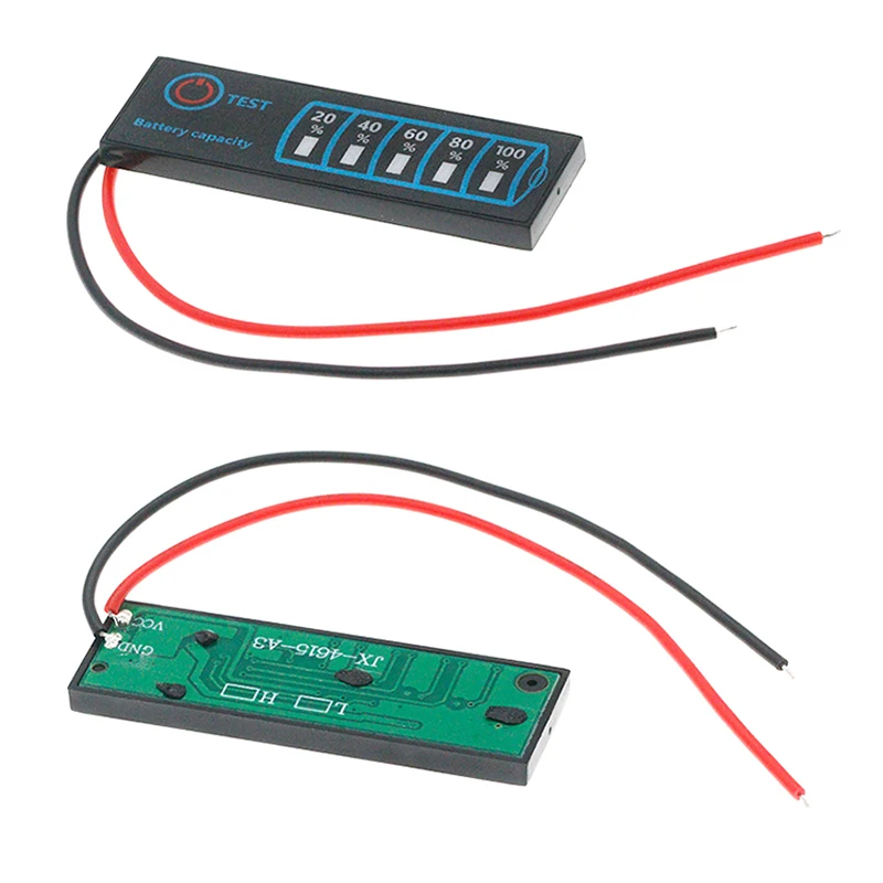 DC5V-30V Индикатор уровня заряда батареи Литиевая батарея Фосфатный