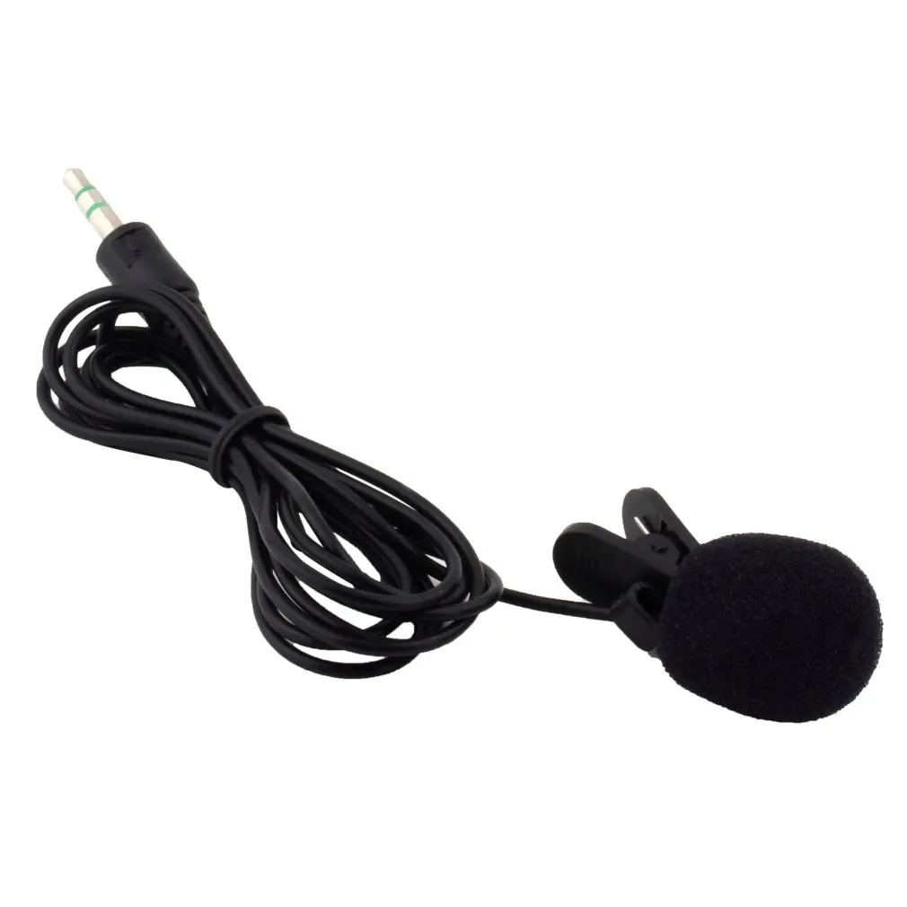 

Car Audio Microphone 3.5mm Clip Jack Plug Mic Stereo Mini Wired External Microphone For Auto DVD Radio Long Professionals