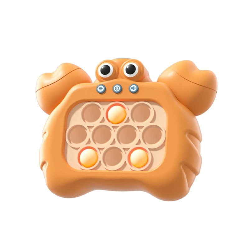 

Finger Press Handheld Game Console Toy Novelty Pop-Puzzle Sensory Gamepad Toy Kids Fine Motor Skill Toy Electronic Gift